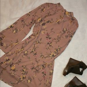 Long sleeve floral dress